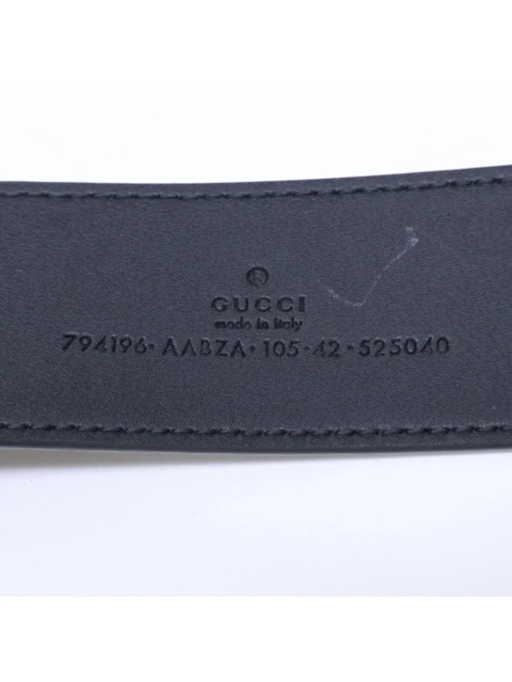 Gucci Aabza Interlocking G Signature Leather 105 42 Belt